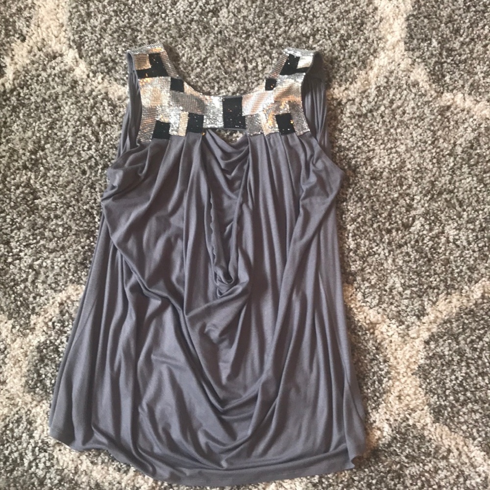 LaRok cowlneck Party Top M